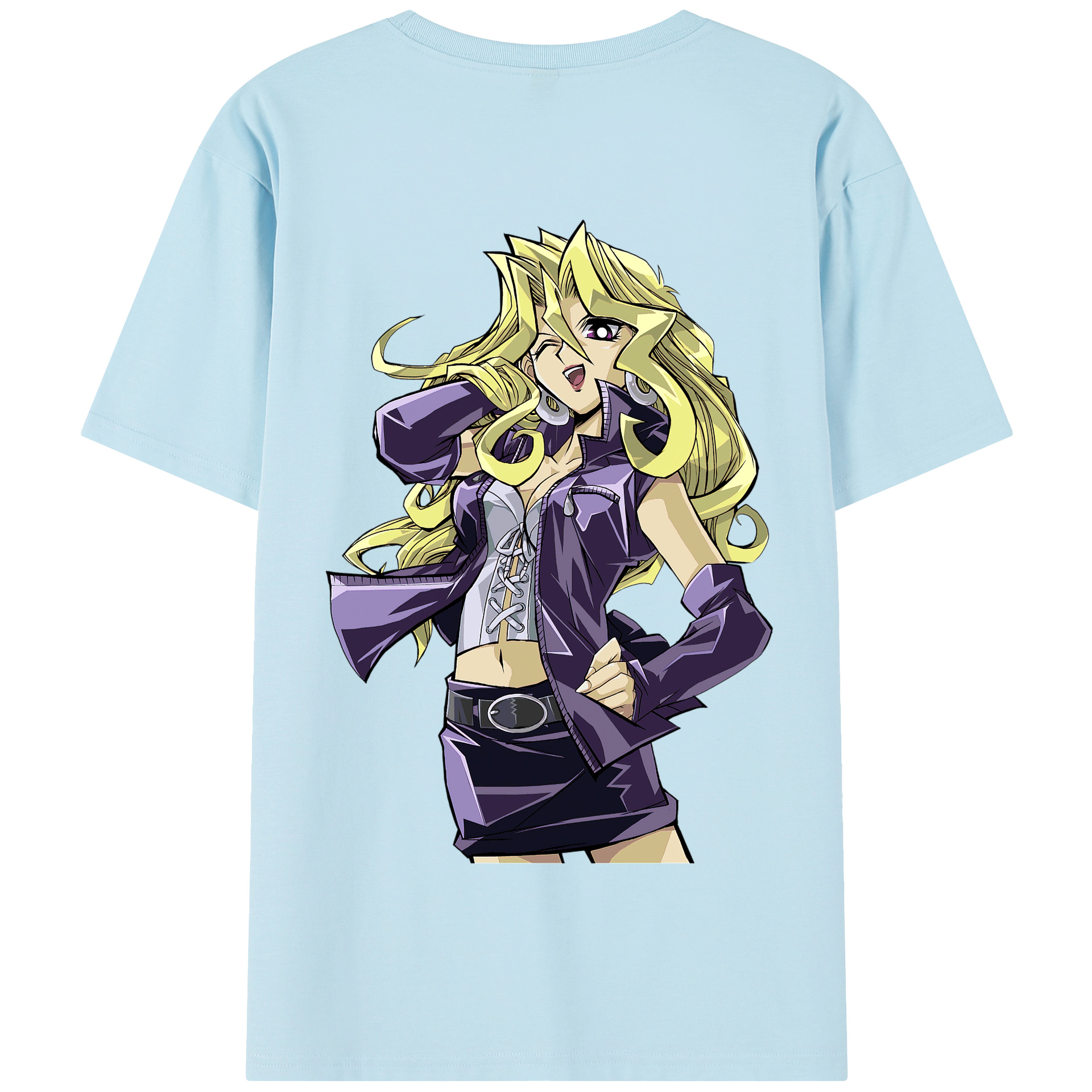 （画像用） 遊☆戯☆王 Yu-Gi-Oh! 綿100％半袖Tシャツ（背面プリント）